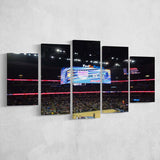 Memphis Grizzlies Stadium Canvas Prints Wall Art Basketball,Multi Panels,Sport Stadium Art Prints, Fan Gift