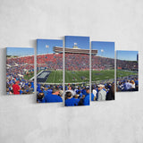 Memphis Tigers Wall Art Liberty Bowl Memorial Stadium,Multi Panels,Sport Stadium Art Prints, Fan Gift