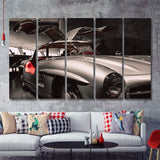 Merbenz 300Sl Hot Car Old Supper Car 5 Piece B Multi Panels Canvas Prints Wall Art - Painting Canvas,Wall Decor