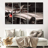 Merbenz 300Sl Hot Car Old Supper Car 5 Piece B Multi Panels Canvas Prints Wall Art - Painting Canvas,Wall Decor