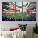 Mercedes Benz Stadium Atlanta, Stadium Canvas, Sport Art, Gift for him, Multi Panels B, Canvas Prints Wall Art Decor