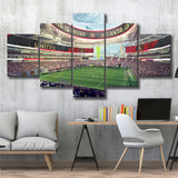 Mercedes Benz Stadium Atlanta, Stadium Canvas, Sport Art, Large Canvas, Multi Panels, Canvas Prints Wall Art Decor