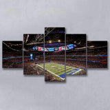 Mercedes Benz Stadium, Stadium Canvas, Sport Art, Large Canvas,V1 Multi Panels, Canvas Prints Wall Art Decor