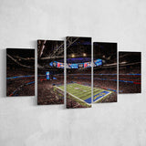 Mercedes Benz Stadium, Stadium Canvas, Sport Art, Large Canvas,V1 Multi Panels, Canvas Prints Wall Art Decor