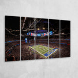 Mercedes Benz Stadium, Stadium Canvas, Sport Art, Gift for him,100 Multi Panels B, Canvas Prints Wall Art Decor