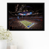 Mercedes Benz Stadium, Stadium Canvas, Sport Art, Gift for him,100 Framed Canvas Prints Wall Art Decor, Framed Picture