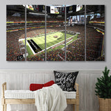 Mercedes Benz Stadium, Stadium Canvas, Sport Art, Gift for him, Multi Panels B, Canvas Prints Wall Art Decor