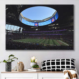 Mercedes Benz Stadium Super Bowl, Stadium Canvas, Sport Art, Gift for him, Fan Gift, Canvas Prints Wall Art Decor