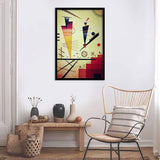 Merry Structure by Wassily Kandinsky - Art Print, Frame Art, Painting Art