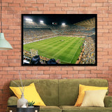 Mestalla Stadium, Stadium Canvas, Sport Art, Gift for him, Framed Art Prints Wall Art Decor, Framed Picture