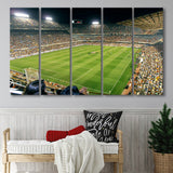 Mestalla Stadium, Stadium Canvas, Sport Art, Gift for him, Multi Panels B, Canvas Prints Wall Art Decor