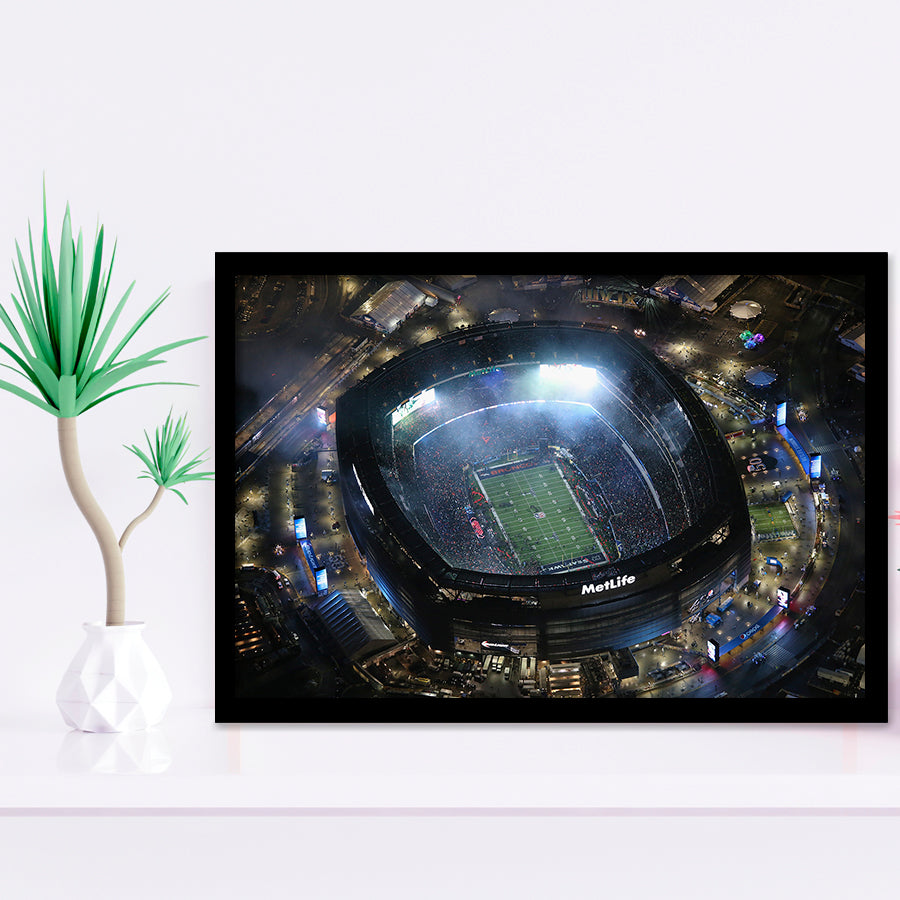 MetLife Stadium, Stadium Canvas, Sport Art, Gift for him, Framed Art Prints Wall Art Decor, Framed Picture