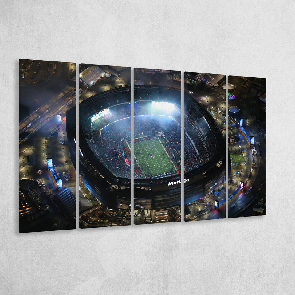 MetLife Stadium, Stadium Canvas, Sport Art, Gift for him, Multi Panels B, Canvas Prints Wall Art Decor