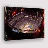 Metlife Stadium, Usa Stadium,Usa Flag Canvas Prints Wall Art - Painting Canvas, Wall Decor, Fan Gift, Art Prints