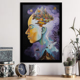 Metaphysical Meaning Acrylic Painting, Painting Art, Framed Art Prints Wall Decor