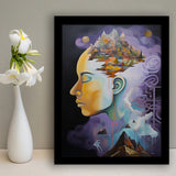 Metaphysical Meaning Acrylic Painting, Painting Art, Framed Art Prints Wall Decor