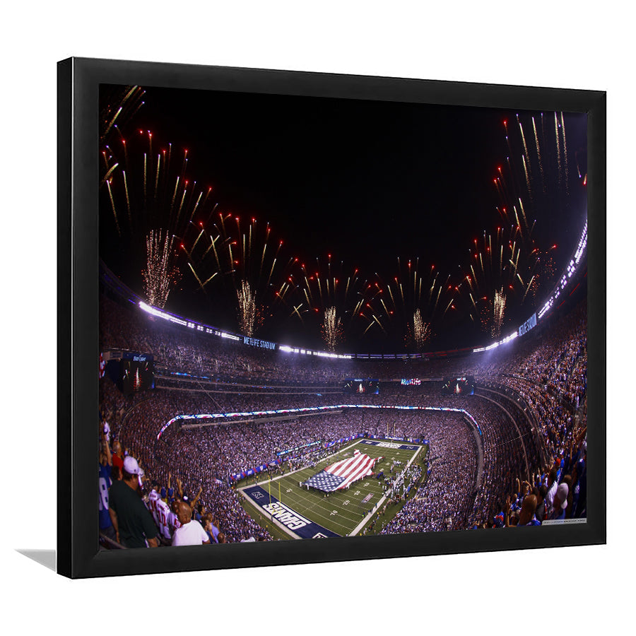 Metlife Stadium Giants, Stadium Canvas, Sport Art, Gift for him, Framed Art Prints Wall Art Decor, Framed Picture