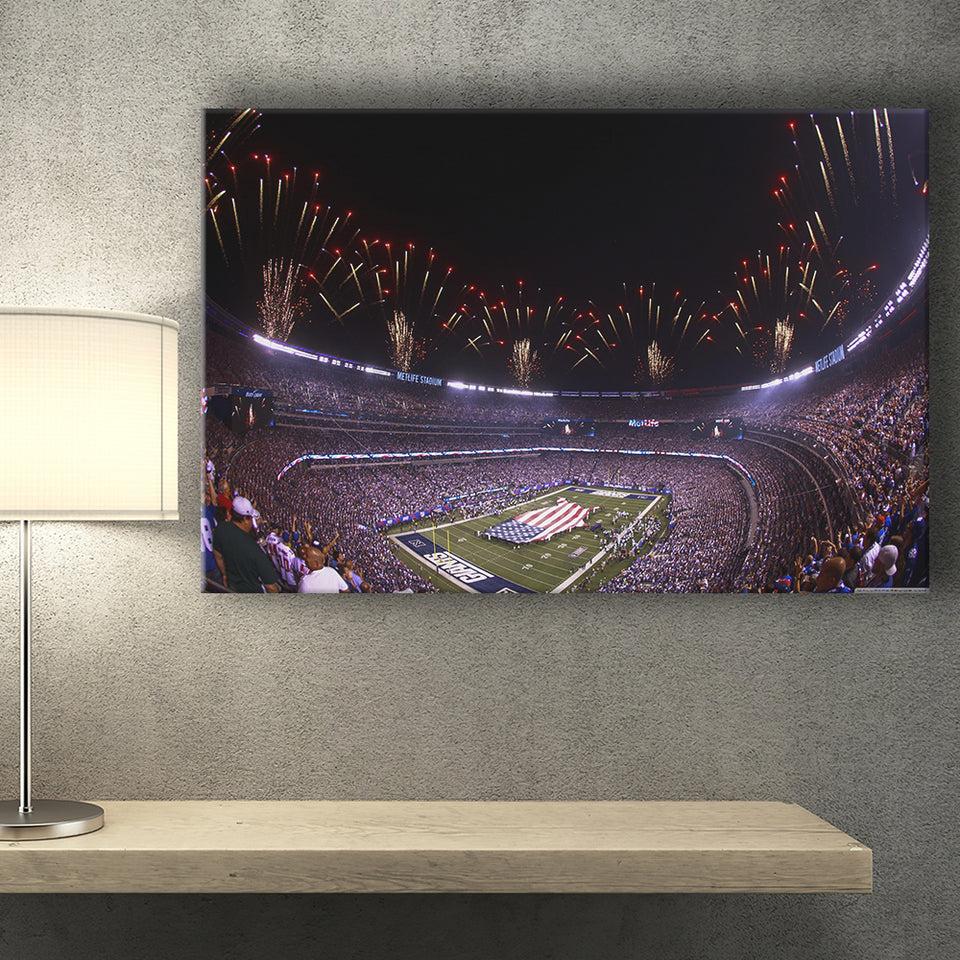 Metlife Stadium Giants, Stadium Canvas, Sport Art, Gift for him, Fan Gift, Canvas Prints Wall Art Decor