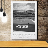 Metlife Stadium New York Giants Football Lovers Black And White Art Canvas Prints Wall Art Home Decor