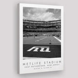 Metlife Stadium New York Giants Football Lovers Black And White Art Canvas Prints Wall Art Home Decor
