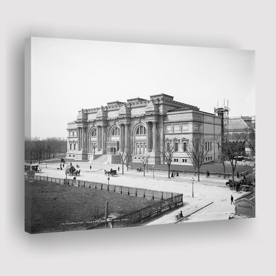 Metropolitan Museum Of Art Black And White Print Canvas Prints Wall Art Home Decor