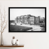 Metropolitan Museum Of Art Black And White Print Framed Canvas Prints Wall Art Home Decor,Floating Frame
