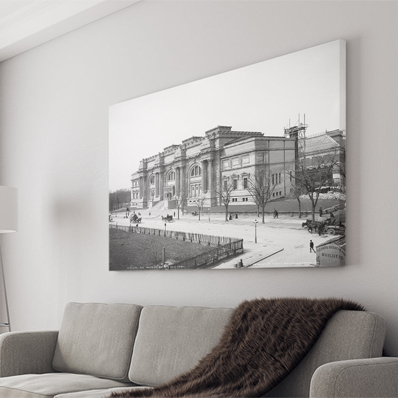 Metropolitan Museum Of Art Black And White Print Canvas Prints Wall Art Home Decor