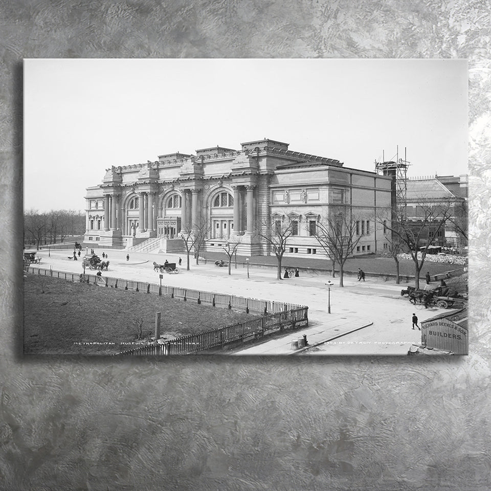 Metropolitan Museum Of Art Black And White Print Canvas Prints Wall Art Home Decor