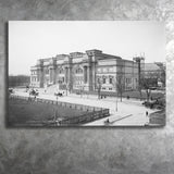 Metropolitan Museum Of Art Black And White Print Canvas Prints Wall Art Home Decor