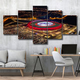 Metropolitano Stadium Aerial View, Stadium Canvas, Sport Art, Large Canvas, Multi Panels, Canvas Prints Wall Art Decor