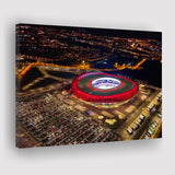 Metropolitano Stadium Aerial View, Stadium Canvas, Sport Art, Gift for him, Fan Gift, Canvas Prints Wall Art Decor