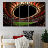 Metropolitano Stadium, Stadium Canvas, Sport Art, Gift for him, Multi Panels B, Canvas Prints Wall Art Decor