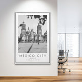 Mexico City Mexico Travel Lovers Framed Canvas Prints Wall Art Home Decor, Floating Frame