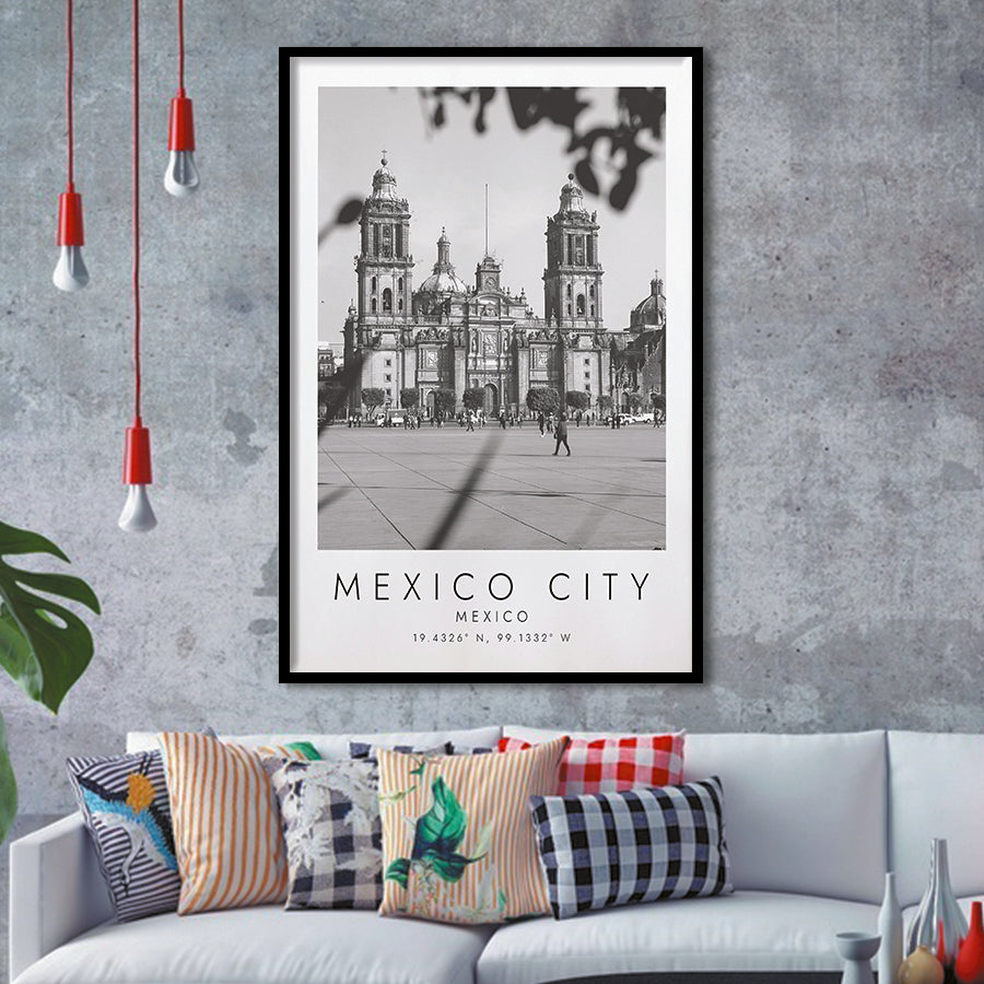 Mexico City Mexico Travel Lovers Framed Art Prints Wall Art Decor, Framed Picture