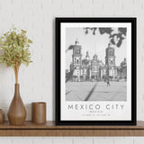 Mexico City Mexico Travel Lovers Framed Canvas Prints Wall Art Home Decor, Floating Frame