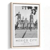 Mexico City Mexico Travel Lovers Framed Canvas Prints Wall Art Home Decor, Floating Frame