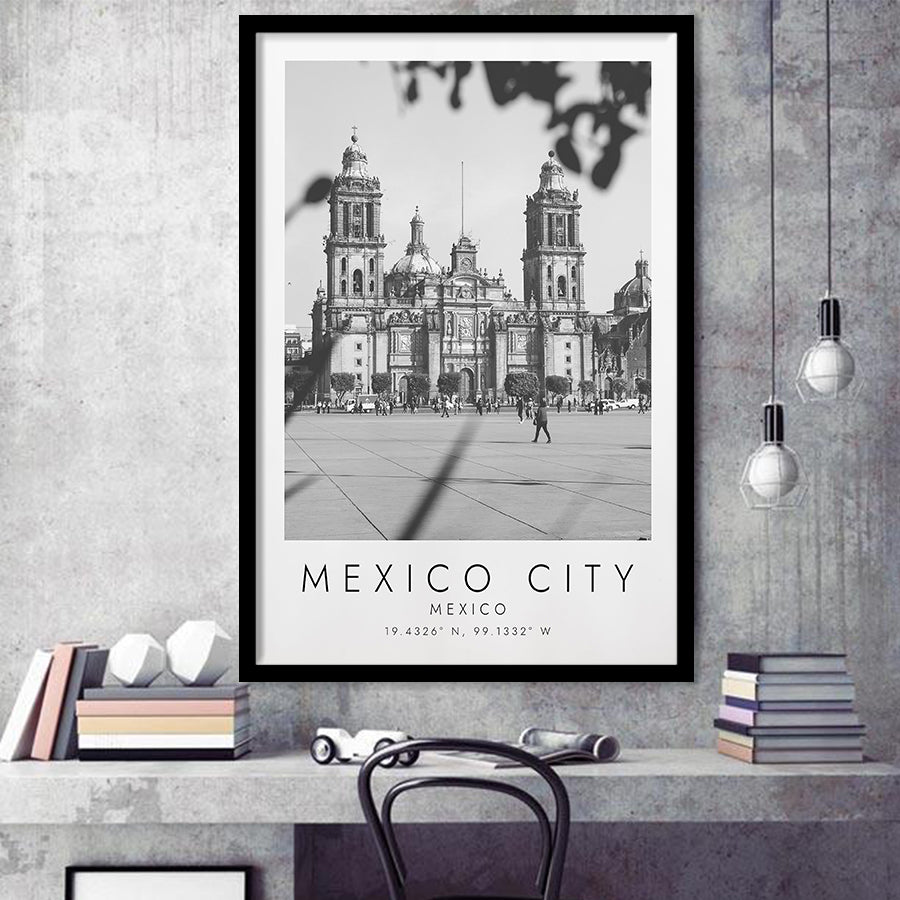 Mexico City Mexico Travel Lovers Framed Art Prints Wall Art Decor, Framed Picture
