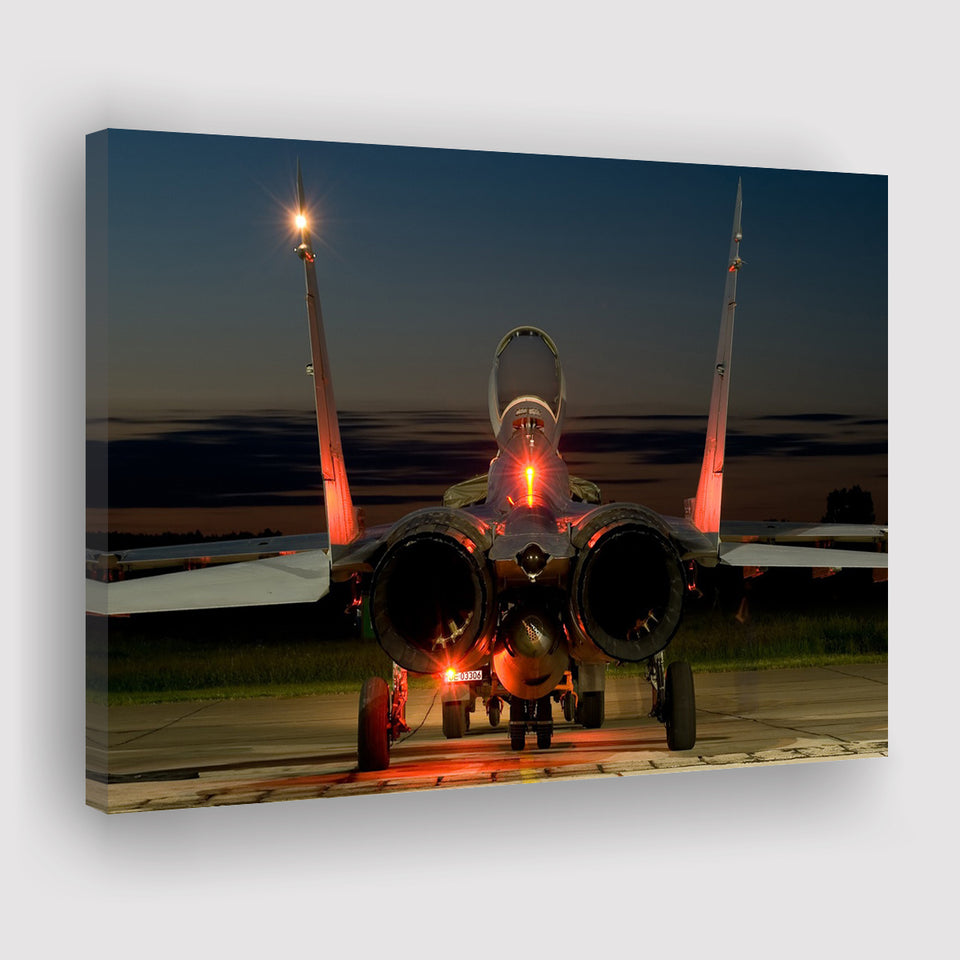 Mig 29 War Airplane Canvas Prints Wall Art Decor - Painting Canvas, Art Prints, Ready to Hang