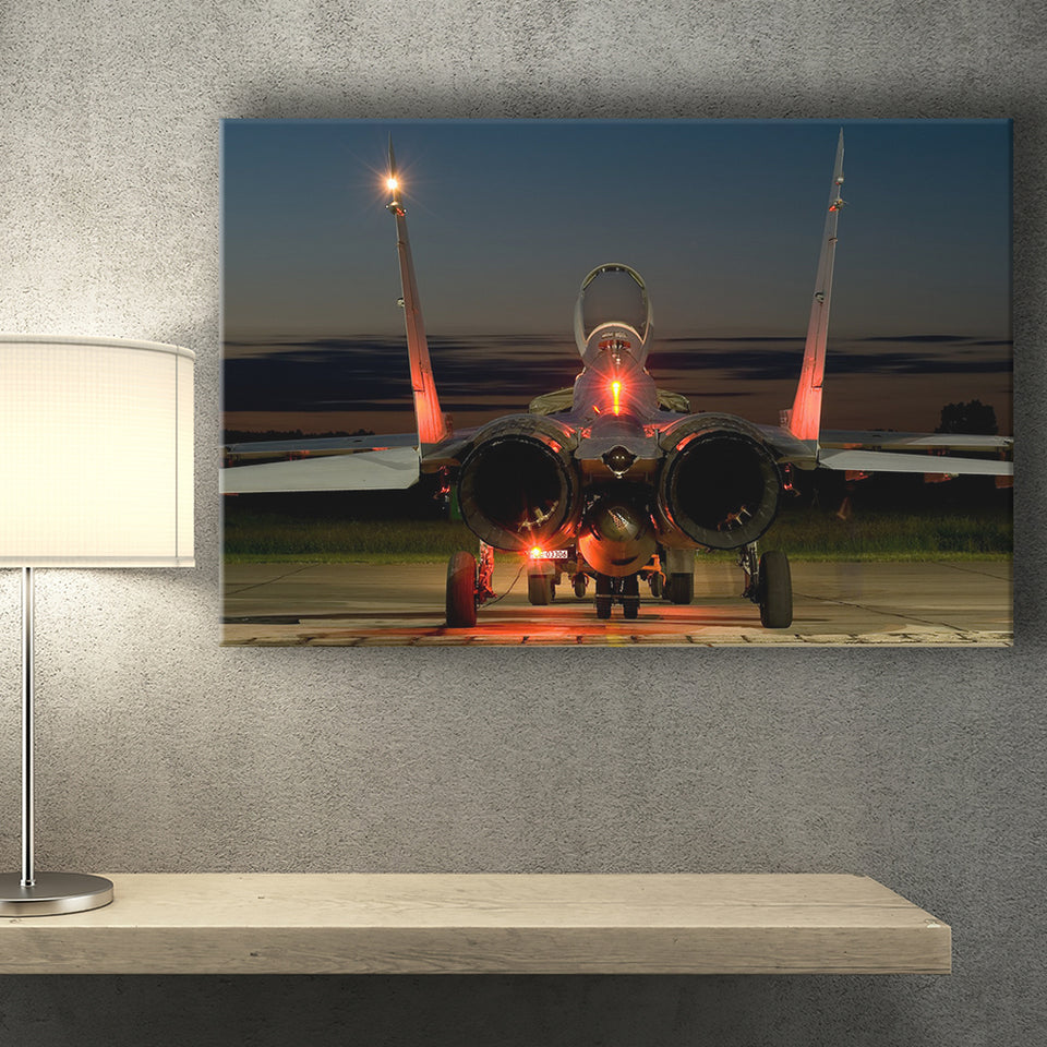 Mig 29 War Airplane Canvas Prints Wall Art Decor - Painting Canvas, Art Prints, Ready to Hang