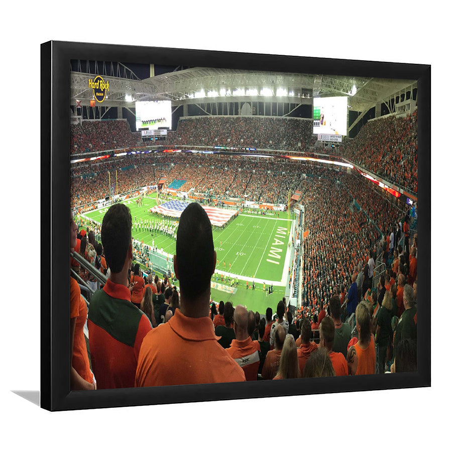 Miami Dolphins Stadium Art Prints Hard Rock Stadium Wall Art,Sport Stadium Art Prints, Fan Gift, Wall Decor