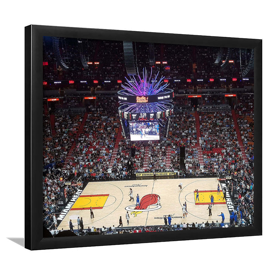 Miami Heat Stadium Art Prints FTX Arena Wall Art American,Sport Stadium Art Prints, Fan Gift, Wall Decor
