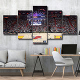 Miami Heat Stadium Canvas Prints FTX Arena Wall Art American,Multi Panels,Sport Stadium Art Prints, Fan Gift