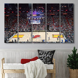 Miami Heat Stadium Canvas Prints FTX Arena Wall Art American,Multi Panels B,Sport Stadium Art Prints, Fan Gift