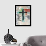 Micah 68 Cross Framed Art Prints - Framed Painting, Painting Art, Prints for Sale, Wall Art, Wall Decor