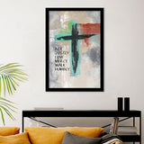Micah 68 Cross Framed Art Prints - Framed Painting, Painting Art, Prints for Sale, Wall Art, Wall Decor