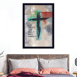 Micah 68 Cross Framed Art Prints - Framed Painting, Painting Art, Prints for Sale, Wall Art, Wall Decor