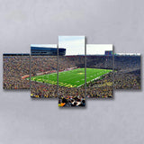 Michigan Stadium Canvas Prints The Big House Wall Art,Multi Panels,Sport Stadium Art Prints, Fan Gift