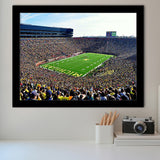 Michigan Stadium Art Prints The Big House Wall Art,Sport Stadium Art Prints, Fan Gift, Wall Decor