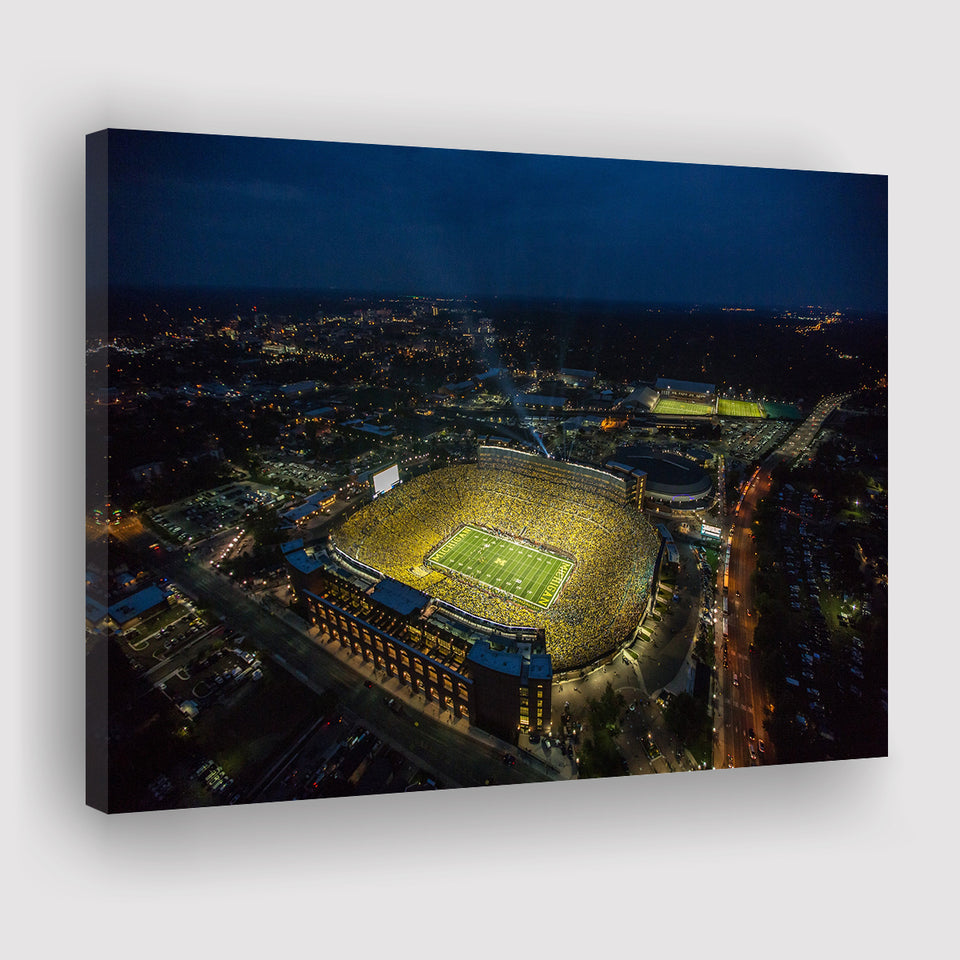 Michigan Stadium, Stadium Canvas, Sport Art, Gift for him,V1 Fan Gift, Canvas Prints Wall Art Decor