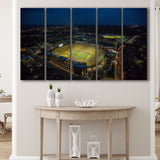 Michigan Stadium, Stadium Canvas, Sport Art, Gift for him,100 Multi Panels B, Canvas Prints Wall Art Decor